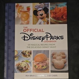 Disney Official Cookbook with Red and Blue Accents